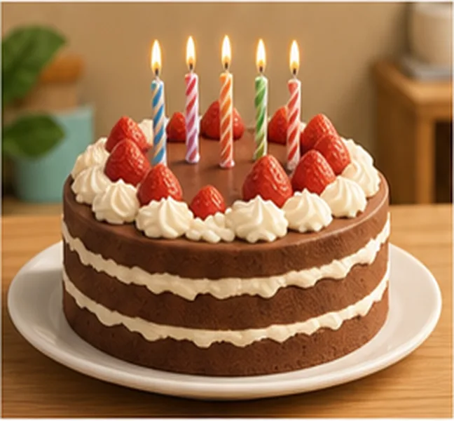 a birthday cake