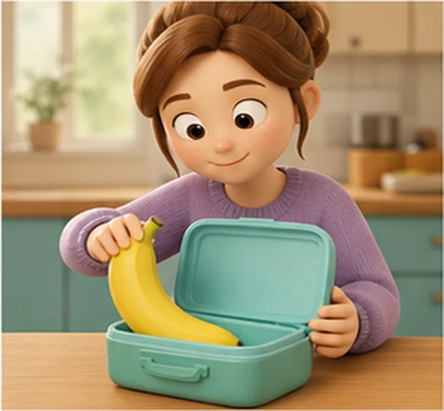a banana