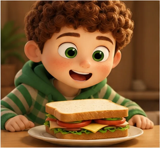 a sandwich