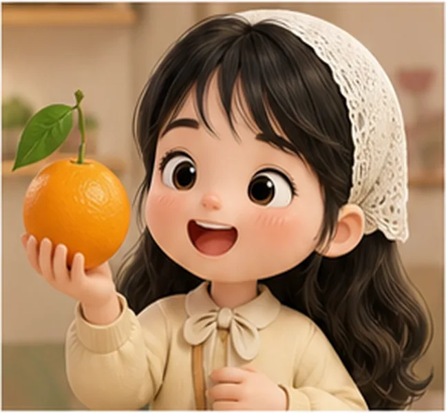an orange