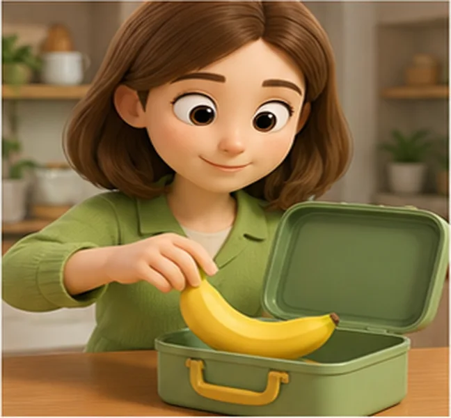 a banana