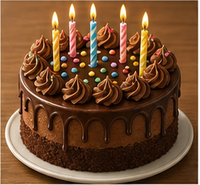 a birthday cake