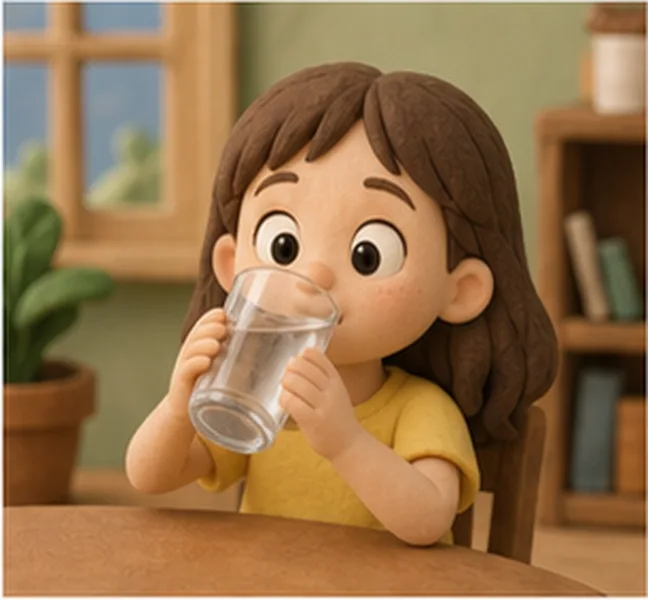 drinking water