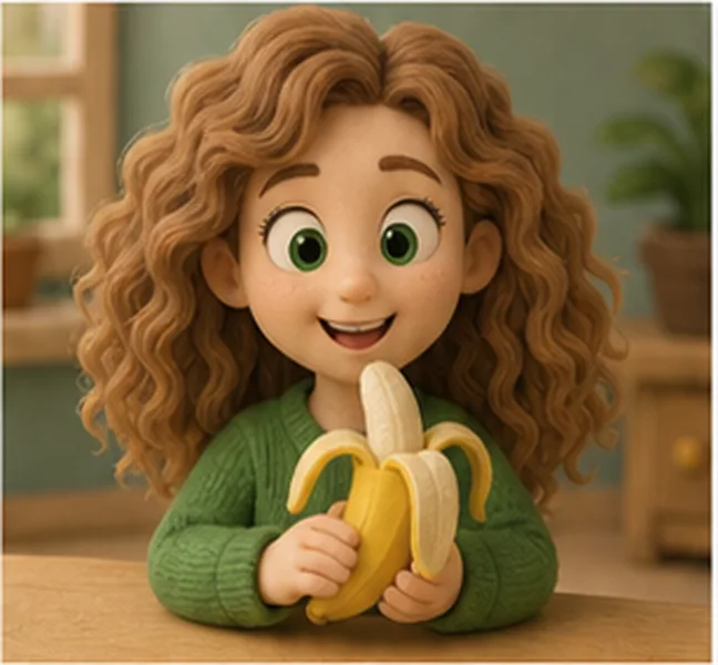 a banana
