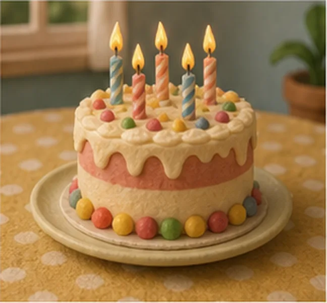 a birthday cake