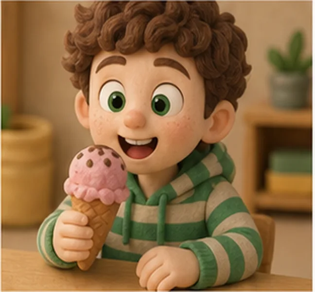 an ice cream