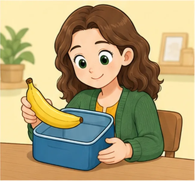 a banana