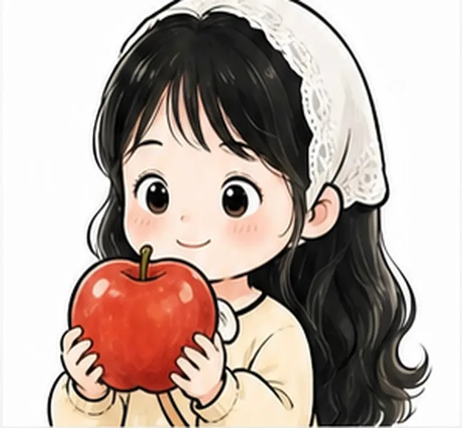 an apple