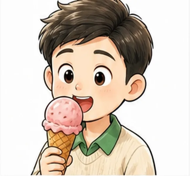 an ice cream