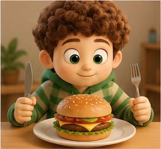 a burger
