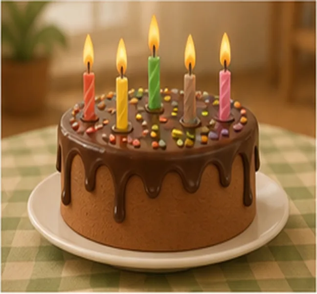 a birthday cake