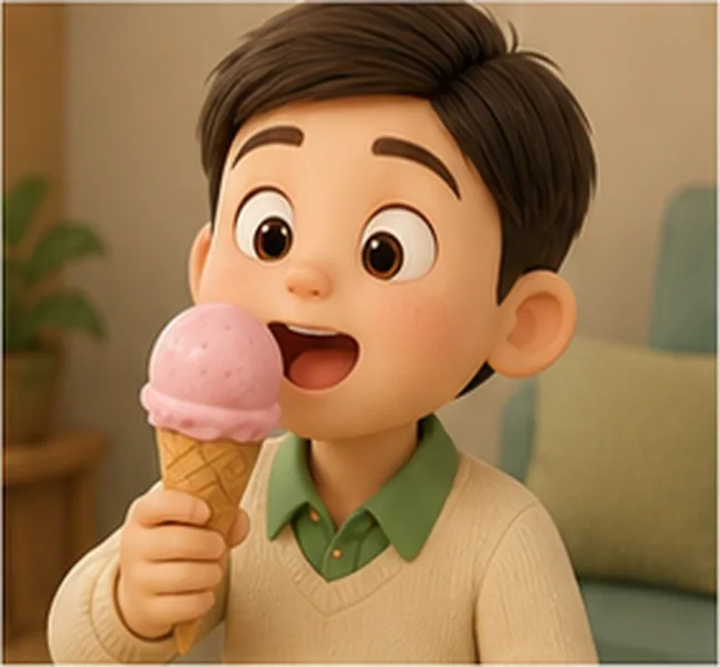 an ice cream