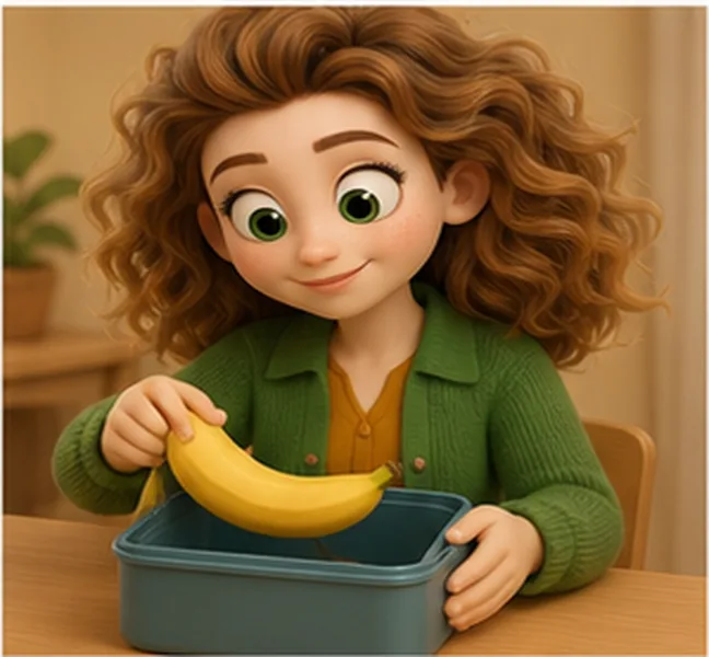 a banana