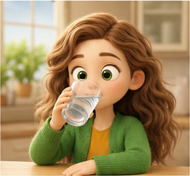 drinking water