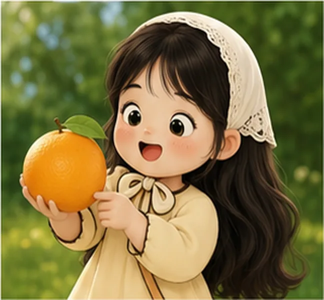 an orange