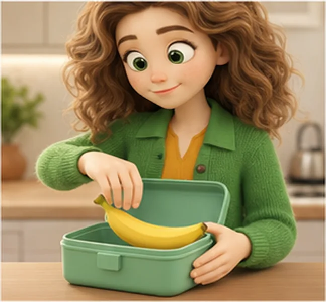 a banana