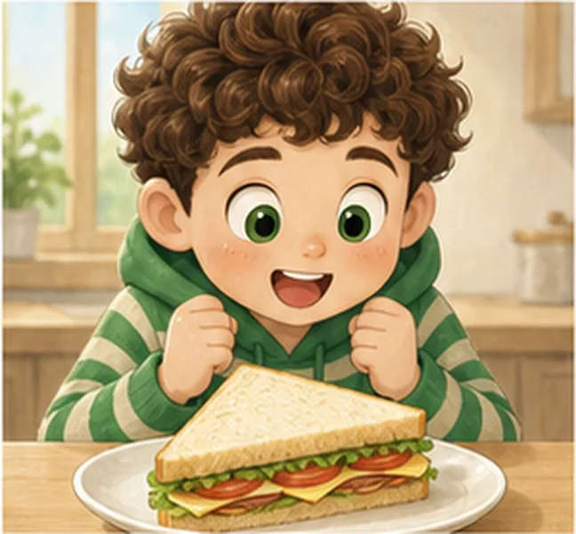 a sandwich