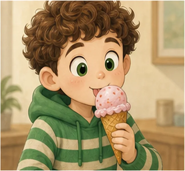an ice cream