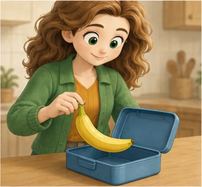 a banana