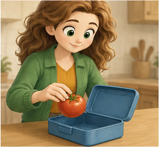 a tomato