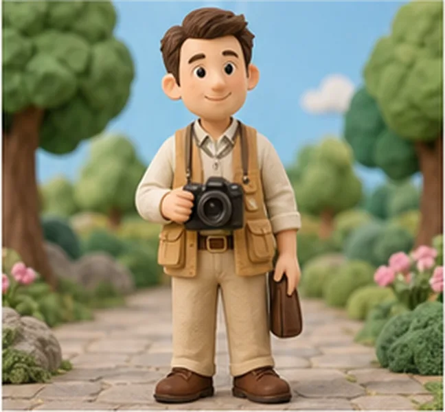 the teacher the man with a camera