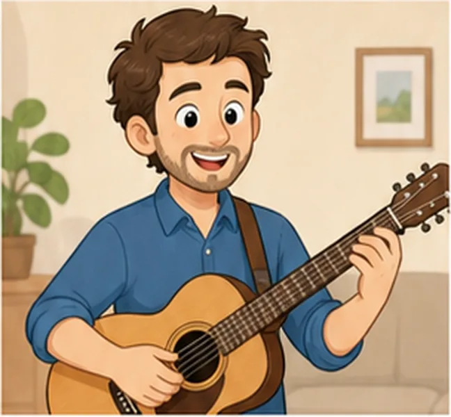 the teacher the man with a guitar