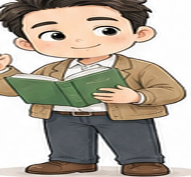 the man with a book