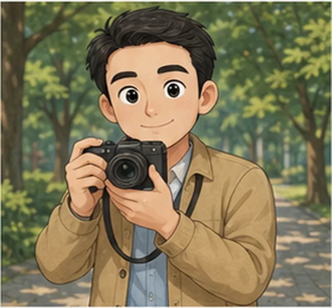 the teacher the man with a camera