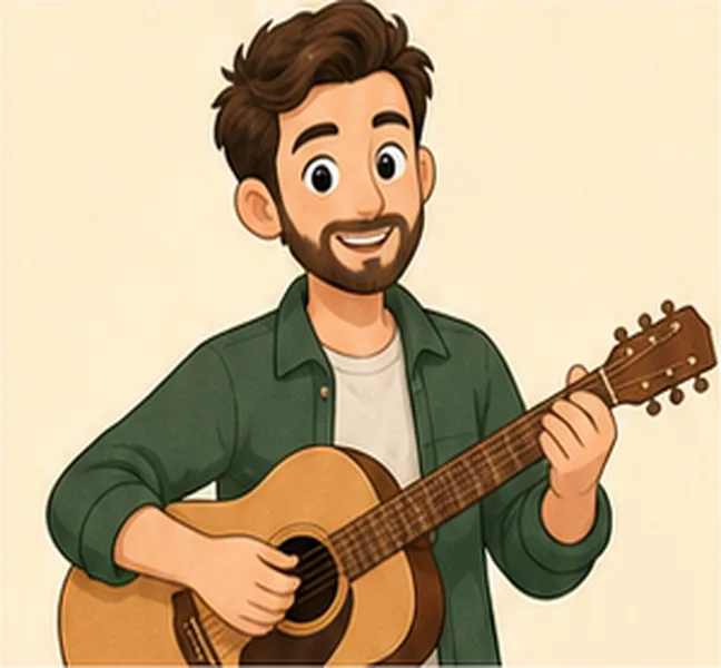 the teacher the man with a guitar