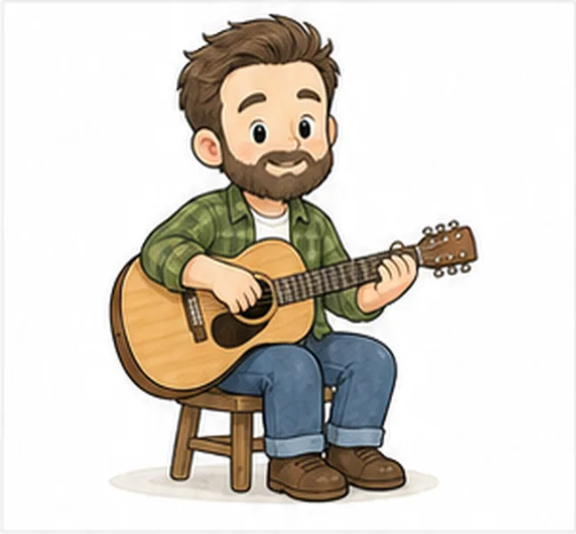 the teacher the man with a guitar