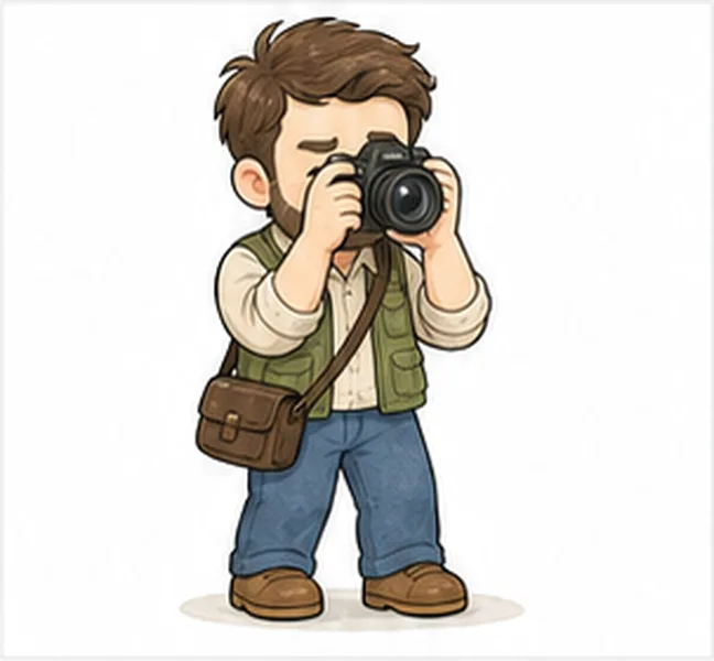 the teacher the man with a camera