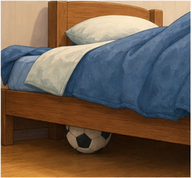under the bed