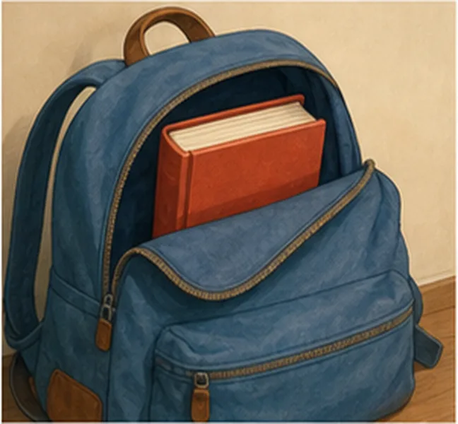 the book in the bag