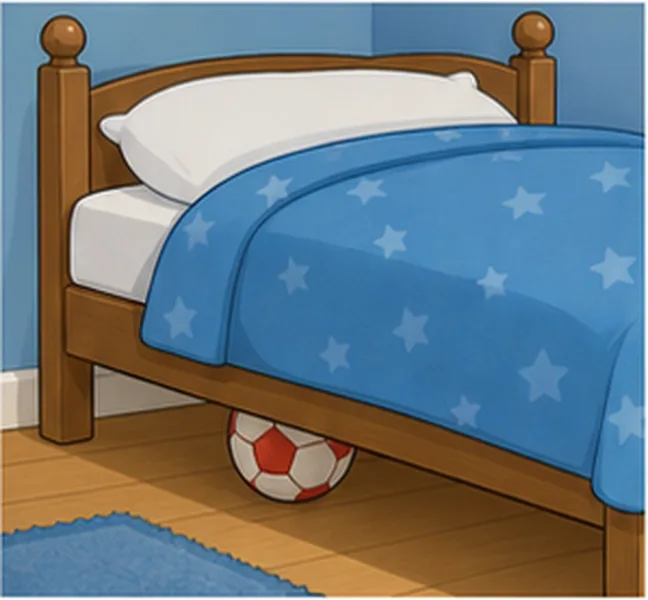 under the bed
