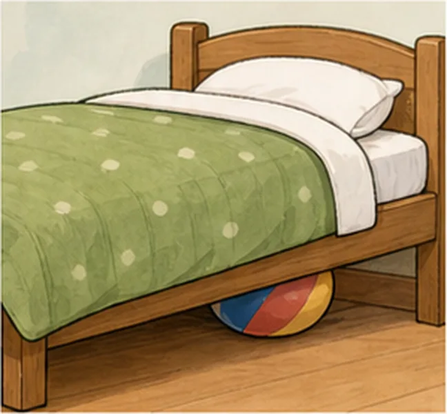 under the bed
