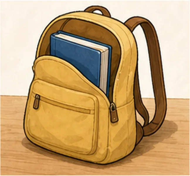 the book in the bag