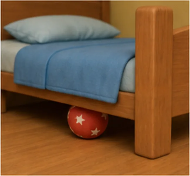 under the bed