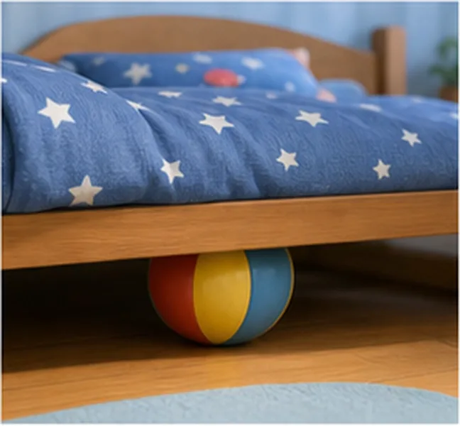 under the bed
