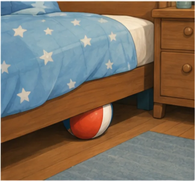 under the bed