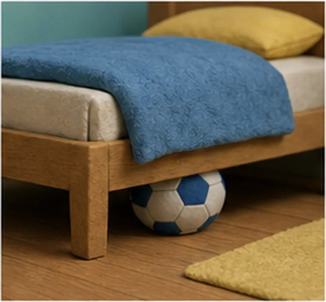 under the bed