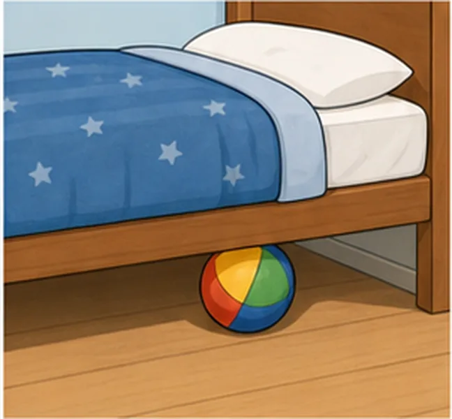 under the bed