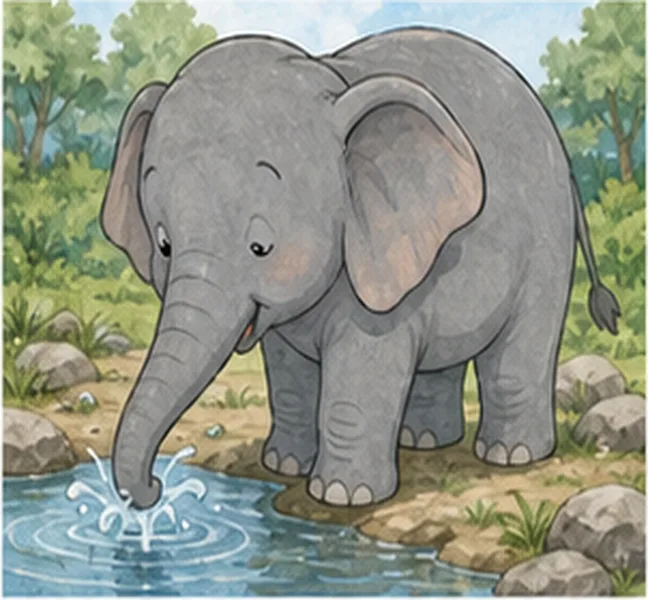 drinking water