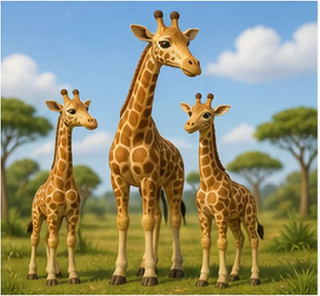 giraffes