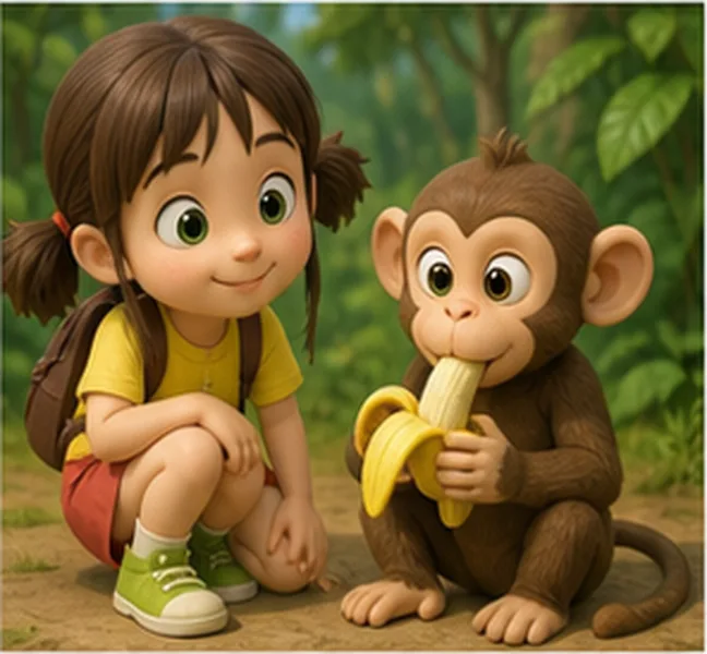 a banana