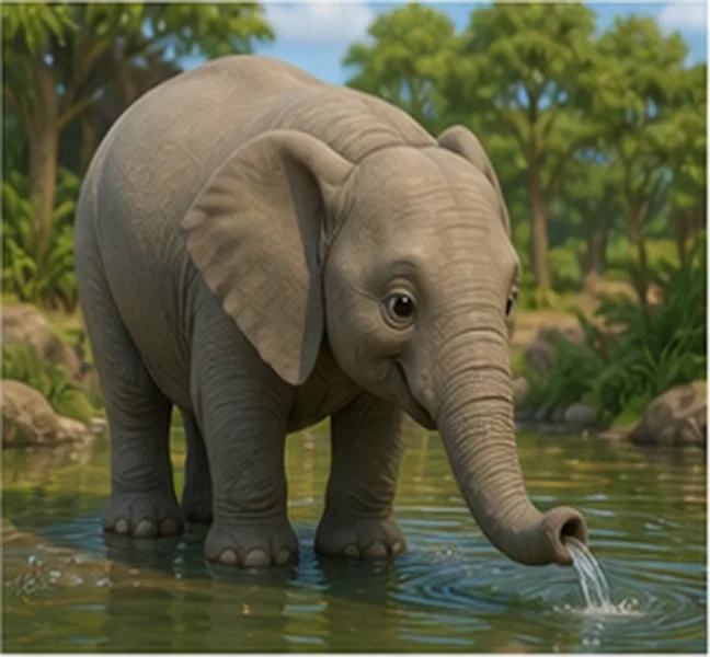 drinking water