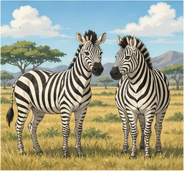 zebras