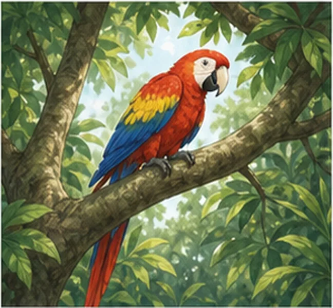 in the tree