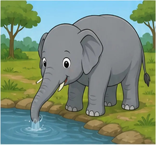 drinking water