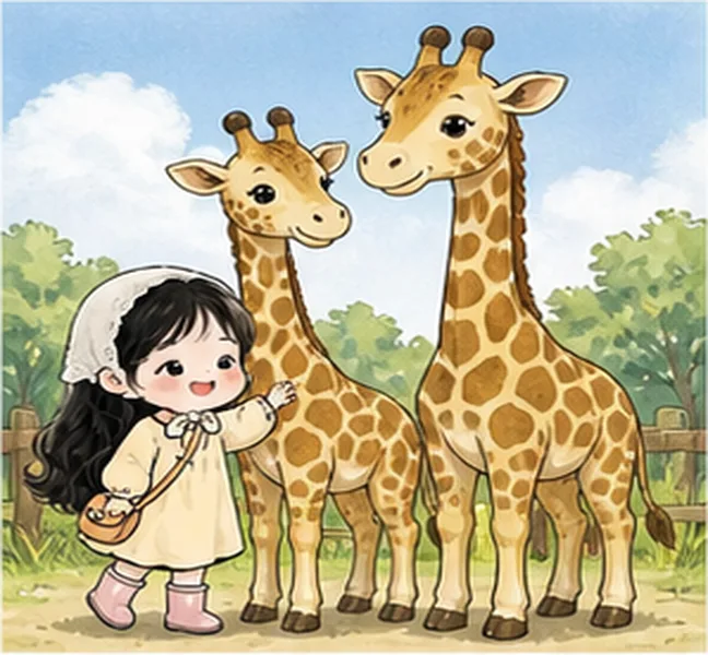 giraffes