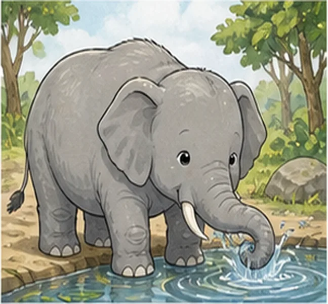 drinking water